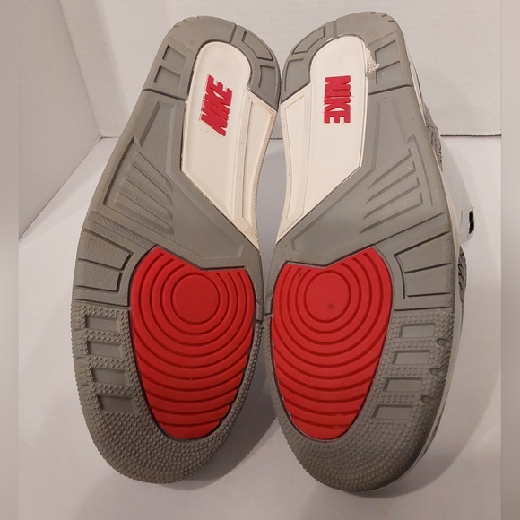 JORDAN 3 WHITE CEMENT 12M PRE-OWNED ALL THE STARS - Picture 4 of 4